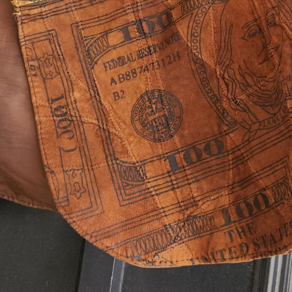 The Earth Dance Snap Leather Wrap Mini Skirt - Picture 6 of 7